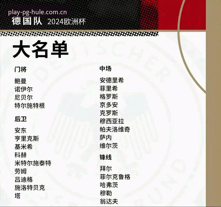 揭秘德国队26人大名单背后的真相：诺伊尔与卡尔的故事，在pg麻将胡了平台看球更有味